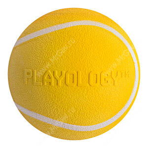Мяч с пищалкой Playology Squeaky Chew Ball, 6 см, курица