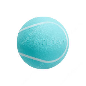 Мяч с пищалкой Playology Squeaky Chew Ball, 6 см, арахис