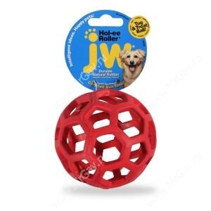 Мяч сетчатый Hol-ee Roller Dog Toys из каучука, очень маленький, красный