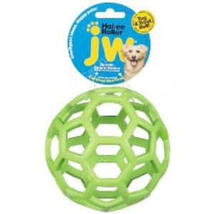 Мяч сетчатый Hol-ee Roller Dog Toys из каучука, средний, зеленый