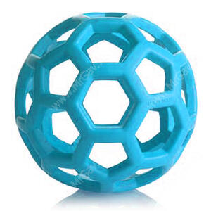 Мяч сетчатый Hol-ee Roller Dog Toys из каучука, очень большой, голубой