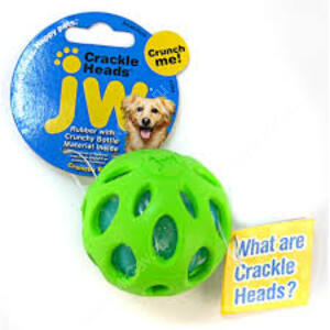 Мяч сетчатый хрустящий JW Crackle&Crunch Ball, малый, зеленый