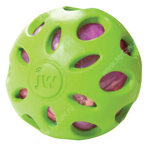 Мяч сетчатый хрустящий JW Crackle&Crunch Ball, средний, зеленый
