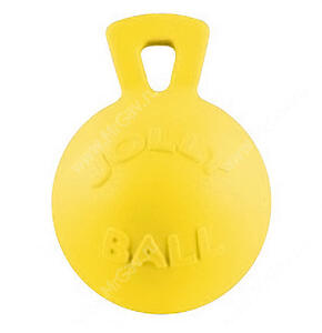 Мяч Jolly Tug-N-Toss Ball, 15 см, желтый