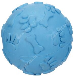 Мячик хихикающий JW Giggler из каучука, большой, голубой