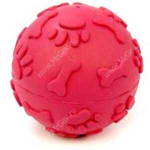 Мячик хихикающий JW Giggler из каучука, большой, красный