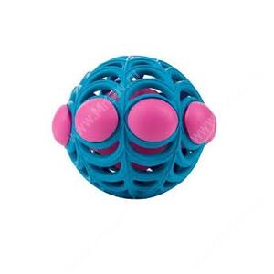 Мячик JW Arachnoid Ball из каучука, розово-голубой