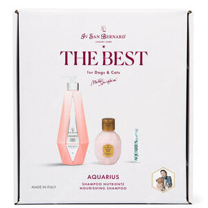 Набор Iv San Bernard The Best Line Aquarius для восстановления и питания шерсти: шампунь, кондиционер, парфюм