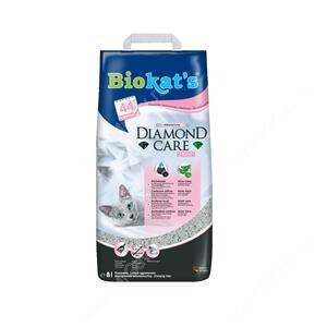 Наполнитель BIOKAT'S Diamond Care FRESH наполнитель комкующийся с активированным углем с ароматизатором