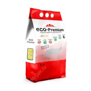 Наполнитель древесный Eco-Premium Сhamomile комкующийся, 1,9 кг