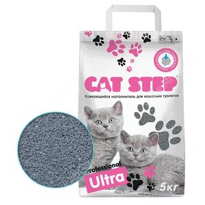 Наполнитель комкующийся Cat Step Professional Ultra, 5 кг