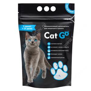 Наполнитель силикагелевый Cat Go, 1,3 кг