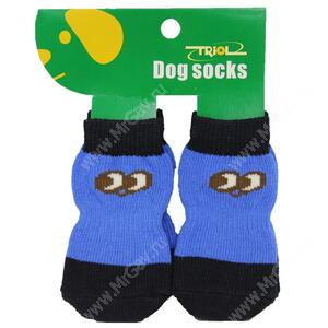 Носки для собак Triol, XL черно-синие