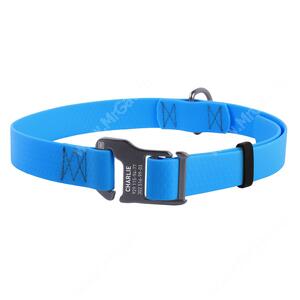 Ошейник биотановый Collar Waudog Waterproof, 70 см*2,5 см, голубой