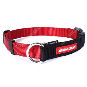 Ошейник EzyDog CHECKMATE, L, 65 см*2,5 см, красный