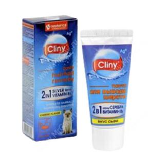 Паста для вывода шерсти Cliny со вкусом сыра, 30 мл