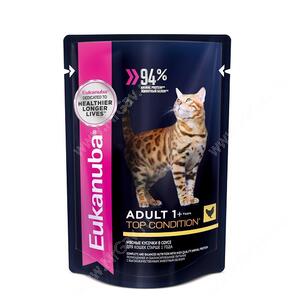 Пауч Eukanuba Adult Cat (Курица в соусе), 85 г