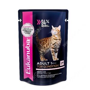 Пауч Eukanuba Adult Cat (Лосось в соусе), 85 г