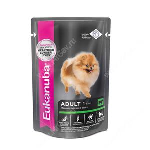 Пауч Eukanuba Adult Dog (Говядина в соусе), 100 г