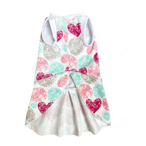 Платье OSSO Маленькая кокетка, 35 см, сердечки