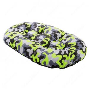 Подушка Ferplast Relax С100, 103 см*63 см*5 см, зеленые кляксы
