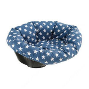 Подушка Ferplast Sofa 4, 64 см*48 см*25 см, синий со звездами