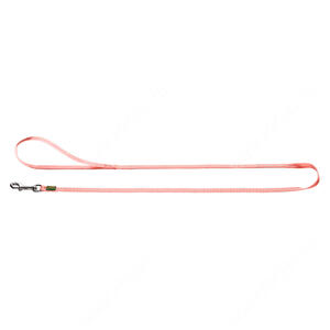 Поводок нейлоновый Hunter Tripoli Vario Basic, 100 см* 1 см, розовый, светоотражающий