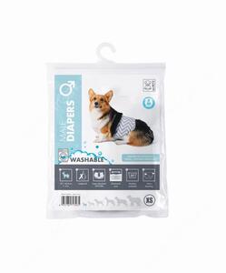 Пояс M-Pets многоразовый для кобелей, 17,7 - 22,8 см, №1