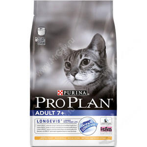 Pro Plan Adult Cat 7+ (Курица), 0,4 кг