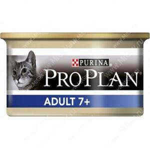 Pro Plan Adult Cat 7+ (Тунец), консерва