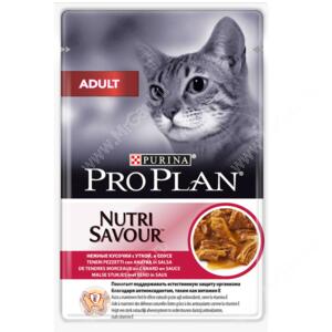 Pro Plan Adult Cat (Утка в соусе), пауч, 85 г