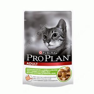 Pro Plan Adult Cat (Ягненок в желе), пауч, 85 г