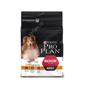 Pro Plan Medium Adult (Курица с рисом), 14 кг