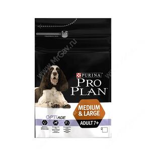 Pro Plan Medium&Large Adult 7+ (Курица с рисом), 3 кг