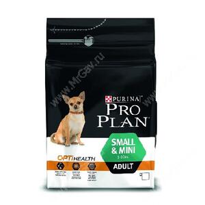 Pro Plan Small&Mini Adult (Курица с рисом), 0,7 кг