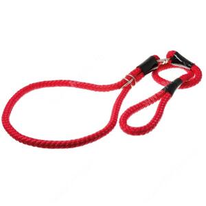 Ринговка Hello Pet PEB-15 круглая нейлоновая с кольцом, 120 см*1,5 см, красная