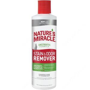 Уничтожитель пятен и запахов от кошек JFC S&O Remover универсальный 8in1 Nature's Miracle, 473 мл