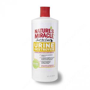 Уничтожитель пятен, запахов и осадка от мочи кошек 8in1 Nature's Miracle JFC Urine Destroyer, 945 мл