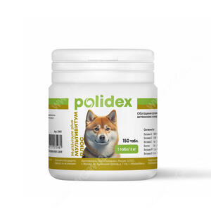 Витамины Polidex Multivitum plus (Мультивитум плюс) для собак, 300 шт.