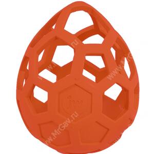 Яйцо сетчатое неваляшка для лакомства JW Hol-ee Roller Wobbler, красное
