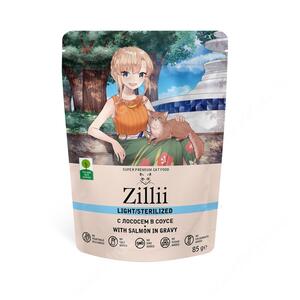 Zillii Cat Sterilised Лосось в соусе, 85 г