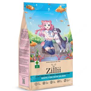 Zillii Dog Adult Small Breed Sensitive с белой рыбой и лососем