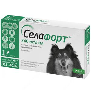 Селафорт 240 мг д/собак 20,1-40 кг