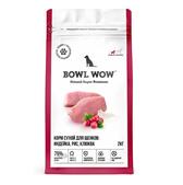 Bowl Wow для щенков средних пород, индейка, рис и клюква, 2 кг