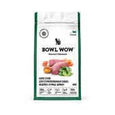 Bowl Wow для стерилизованных кошек, индейка, курица и шпинат, 0,4 кг