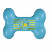 Косточка JW iSqueak Bone из каучука, средняя, синяя