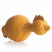 Курица с пищалкой JW Ruffians Chicken из каучука, желтая