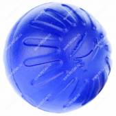 Мяч из вспененной резины StarMark Fantastic Foam Ball, большой, синий