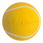 Мяч с пищалкой Playology Squeaky Chew Ball, 8 см, курица