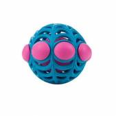 Мячик JW Arachnoid Ball из каучука, розово-голубой